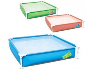 Детский каркасный бассейн 122х122х30,5 см, 365л, Bestway, 56217 BW
