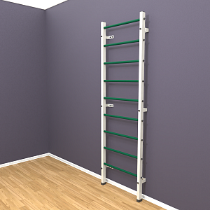 Шведская стенка "LittleSport" (белый*зеленый)