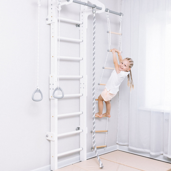 картинка Комплекс «Шведская стенка деревянная ROMANA Eco 2.1» от магазина Лазалка