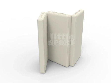 Мат кожзам LittleSport (100х150х10см) складной бежевый