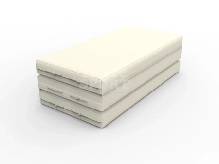 Мат кожзам LittleSport (100х150х10см) складной бежевый