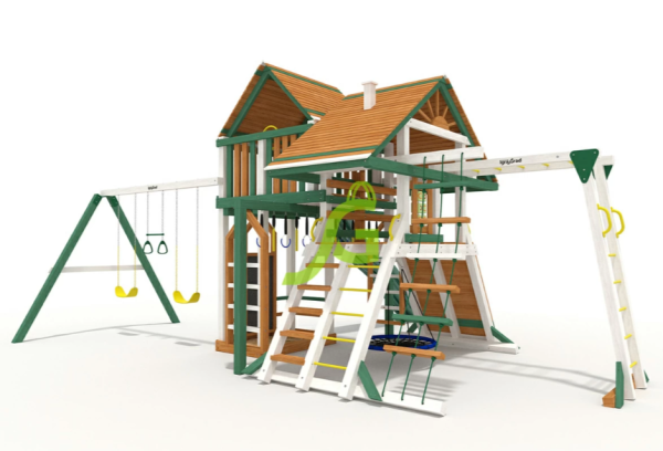 картинка Детская площадка IgraGrad Крепость Фани Deluxe 3 мод.1 от магазина Лазалка