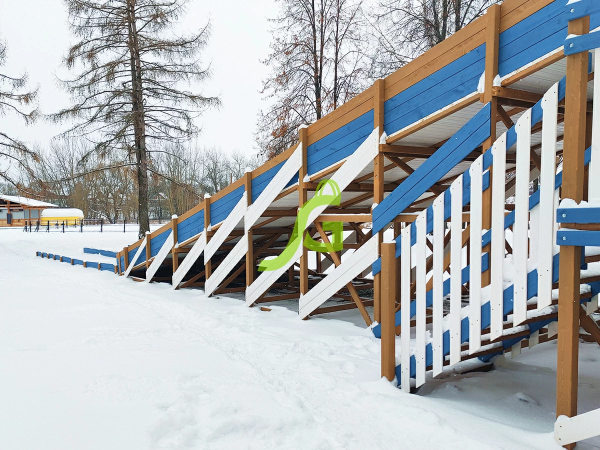 Зимняя горка IgraGrad Snow Fox, скат 18 м мод.2