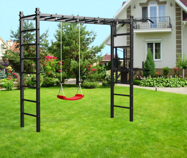 картинка Уличная шведская стенка Sv Sport рукоход У515 (Турник/Брусья/"Лодочка") от магазина Лазалка