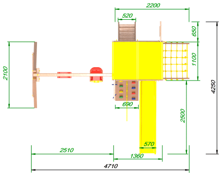 Детская площадка Пикник "Оптимус" Тасмания