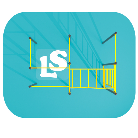 картинка Спортивный комплекс ВоркАут ЛС2 от магазина Лазалка