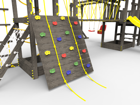 Детская площадка Пикник "Блэк" Кракен с винтовой трубой