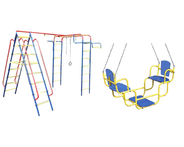Детский спортивный комплекс для дачи Пионер "Дачный" (Дуэт)