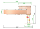 Детская площадка - деревянная горка Пикник "Зима №3" Вега с рукоходом