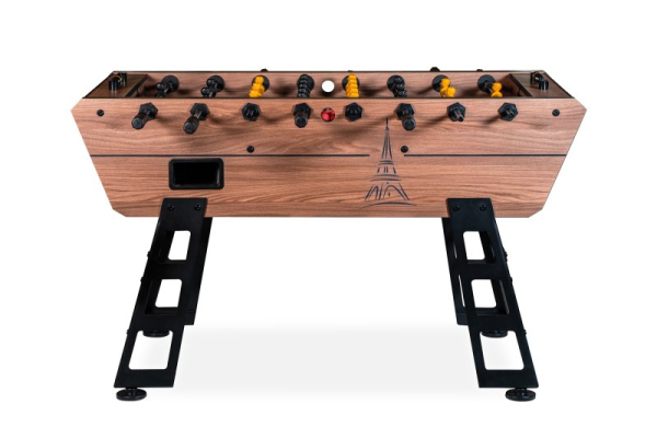 картинка Игровой стол - футбол "Eiffel" (151х75,5х90см) коричнево-черный от магазина Лазалка