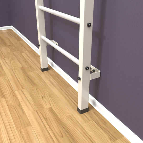 картинка Шведская стенка «LittleSport» Л Белый белые ступени от магазина Лазалка